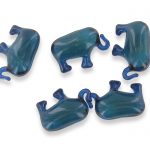Perles de bain animaux - éléphant bleu